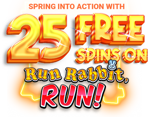 Winz 25 Free Spins on Run Rabbit, Run